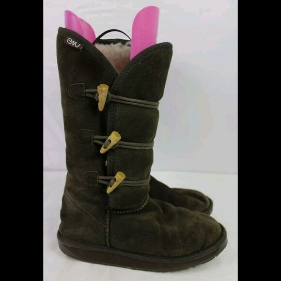 EMU Australia Hip Hi Sheep Wool Triple Toggle Boot - Picture 1 of 9